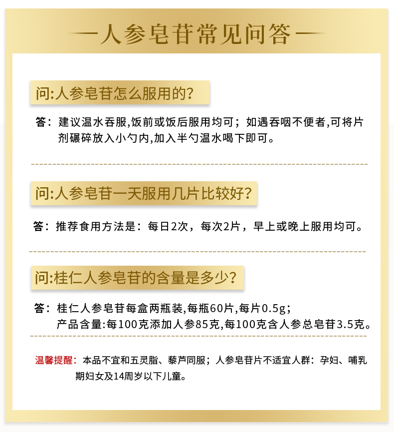 人參皂苷常見問答